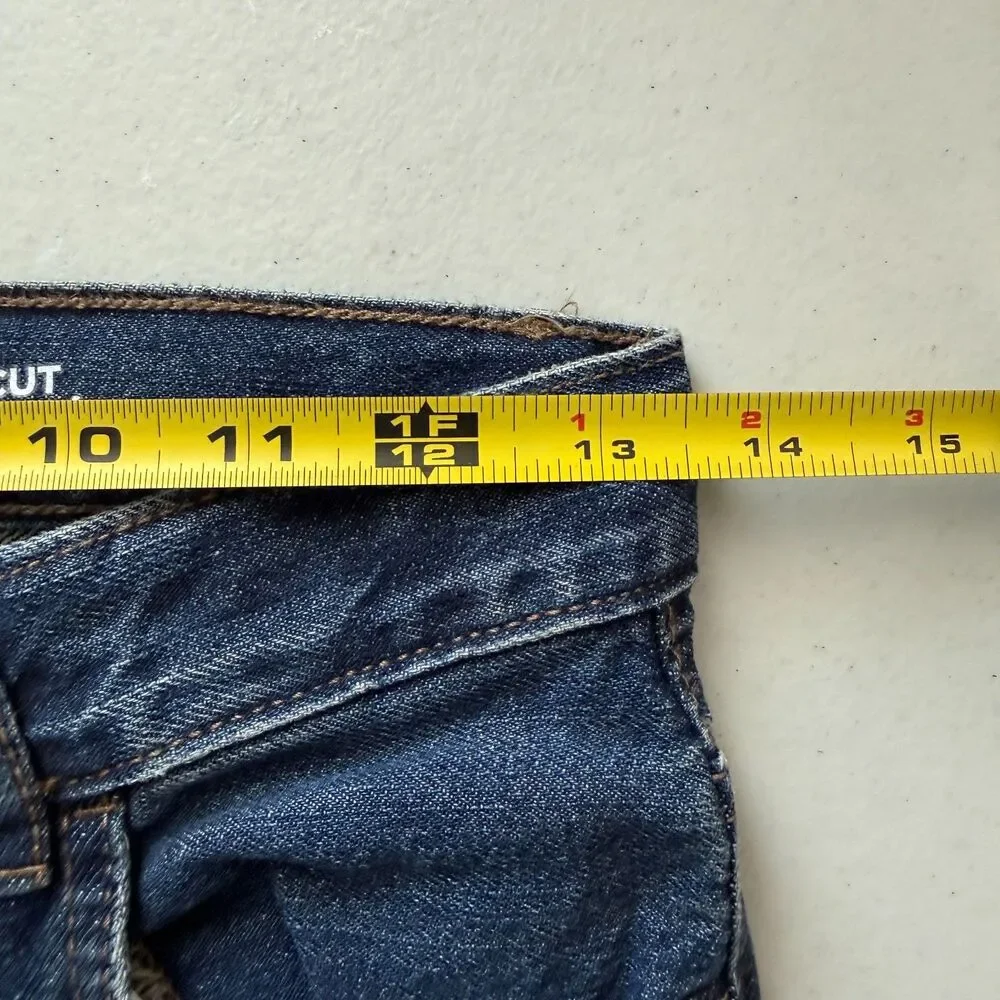 The Children's Place Boys Bootcut Jeans NWT Adjustable Waist Dark Wash 12